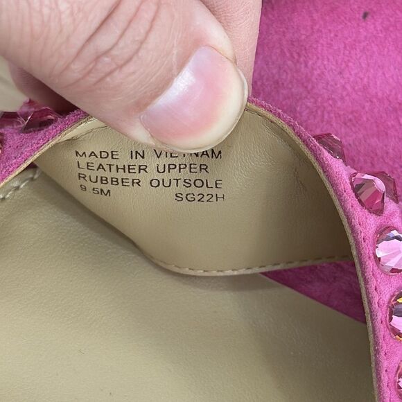 Michael Kors Tara Gem Platform Sandels- Pink- Size 9.5 M- NWOB - Picture 10 of 10